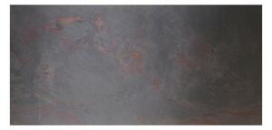 Falpanel, természetes kőszórással, 122 x 61 cm - Szürke, bronzos mintával