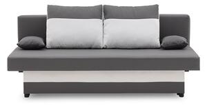 Aneto kanapéágy, normál szövet, hab töltőanyag, szín - szürke / fehér