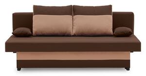SONY kanapéágy, normál szövet, hab töltőanyag, szín - barna / cappuccino