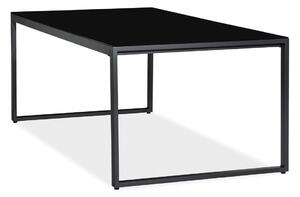 Kerti asztal Comfort Garden 385 74x100cm, Fekete, Fém