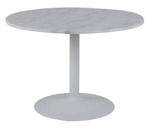 Asztal Oakland 262 Fehér márvány, 75cm, Márvány, Fém