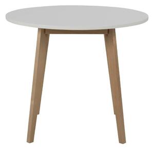 Asztal Oakland 181Világos tölgy, Fehér, 76cm, Közepes sűrűségű farostlemez, Fa