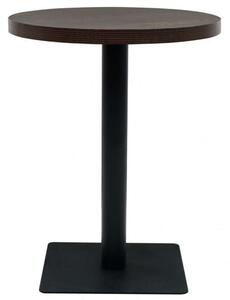 VidaXL kerek, sötét hamuszínű MDF/acél bisztró asztal 60 x 75 cm