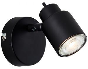 Andres LED fali spotlámpa matt fekete; 1xGU10 - Brilliant-G74510/76
