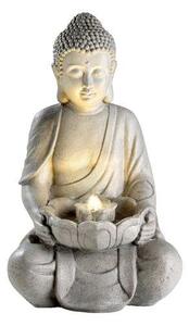 LED szökőkút csobogó Buddha kültéri, beltéri 34 x 42 x 71 cm