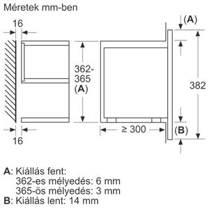 Bosch Serie 8 BFR7221B1 mikróhullámú sütő Beépített Egyszerű mikrohullámú sütő 21 L 900 W Fekete
