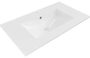 Mexen Atena részben munkalapba épített mosdó 80 x 46 cm, Fehér - 25018000