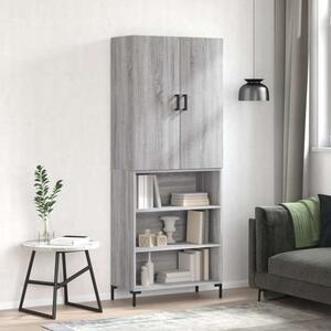 VidaXL szürke sonoma szerelt fa magasszekrény 69,5 x 34 x 180 cm