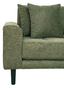 Design ottomános ülőgarnitúra Ansley oliva zöld - jobbos kivitel