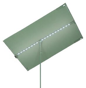 Blumfeldt Bayonne, napernyő, 130 x 180 cm, poliészter, UV védelem 50, napelemes LED