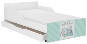 PUFI ifjúsági ágy ajándék matraccal 160x80 cm, ágyneműtartó nélkü