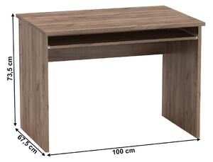 Irodai bútor garnitúra Hansa 2 NEW (craft dunkel + fehér). 1040190