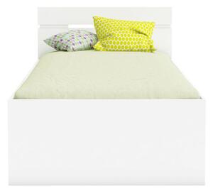 Egyszemélyes ágy 90 cm Myriam (fehér) (matrac és ágyrács nélkül). 1040192