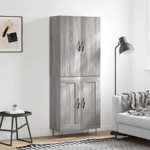 VidaXL szürke sonoma szerelt fa magasszekrény 69,5 x 34 x 180 cm