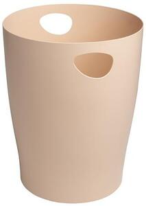 Papírkosár, 15 liter, PP, EXACOMPTA Ecobin Skandi, nude (EX45331D)