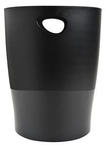 Papírkosár, 15 liter, PP, EXACOMPTA Ecobin Economy, fekete (EX453014D)