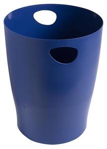 Papírkosár, 15 liter, PP, EXACOMPTA Ecobin, sötétkék (EX45303D)