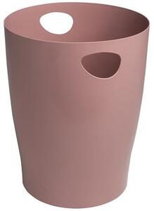 Papírkosár, 15 liter, PP, EXACOMPTA Ecobin Skandi, púderrózsaszín (EX45338D)