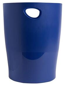 Papírkosár, 15 liter, PP, EXACOMPTA Ecobin, sötétkék (EX45303D)