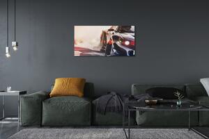 Canvas képek Fekete auto fény 100x50 cm