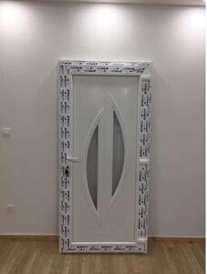 Duna műanyag Bejárati ajtó 98x208cm #fehér