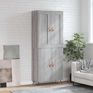 VidaXL szürke sonoma szerelt fa magasszekrény 69,5 x 34 x 180 cm