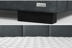 Allure sötétszürke kétszemélyes ágy, 180 x 200 cm - Guy Laroche Home