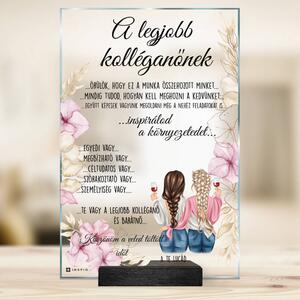 INSPIO - ajándékok, dekorációk gyártása - Barátnős ajándékok - személyre szabott plakett