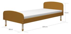 Flexa Dots ágy 190 - mustársárga