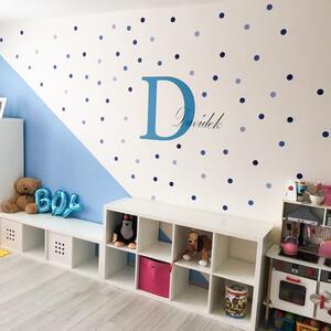 INSPIO - átragasztható textil matrica - Öntapadós tapéta - Kislányod neve