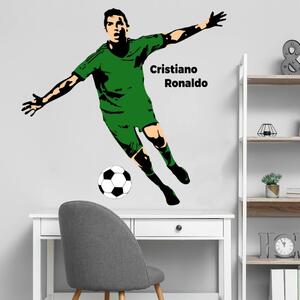 INSPIO - átragasztható textil matrica - INSPIO -ajándékok, dekorációk gyártása - Falmatrica - Cristiano Ronaldo