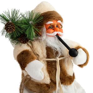 Tutumi, Mikulás karácsonyi figura 44 cm 301252, fehér-barna-zöld, CHR-08901