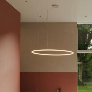 Halley LED függőlámpa – Ø153 cm homokfehér fénygyűrű, térformáló központi világítás