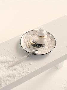 Sinsay - Pöttyös kerámia tányérok 2 darabos csomag - fehér