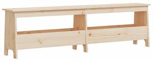 Fenyőfa Előszoba Pad - 160x28x45 cm - Tárolóval