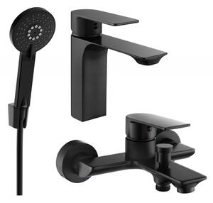 Mexen Alexa R40 kád készlet, Fekete - 71203R40-70
