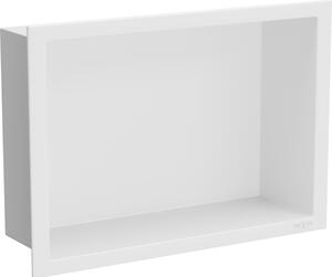 Mexen X-Wall-R fürdőszoba süllyesztett polc kerettel 30 x 20 cm, Fehér - 1920302010