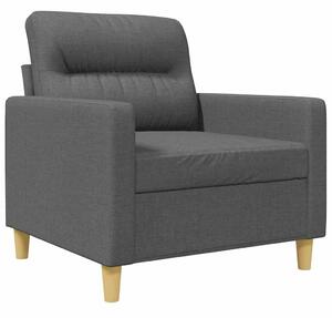 Modern Fotel - Sötétszürke Szövet - 60 cm