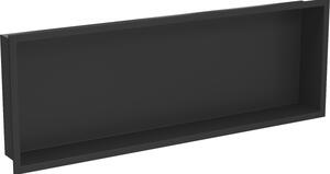 Mexen X-Wall-R fürdőszoba süllyesztett polc kerettel 90 x 30 cm, Fekete - 1970903010
