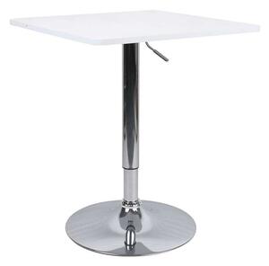 Florian 2 New K91_60 állítható Bárasztal #fehér-ezüst