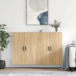 VidaXL 2 db sonoma tölgy fali szekrény 69,5 x 34 x 90 cm