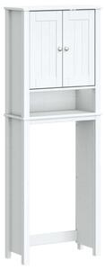 Berg fehér tömör fa wc feletti tároló 60 x 27 x 164,5 cm