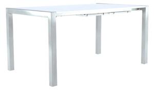 Daro K76_230 szétnyitható Étkezőasztal - ezüst-fehér fényes
