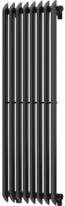 Mexen Atlanta dísz radiátor 1200 x 405 mm, 646 W, Fekete - W211-1200-405-00-70