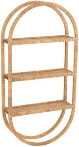 Rattan falipolc J-line Ragenn 110 x 56 cm