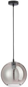 Szürke üveg függőlámpa J-Line Argia 25 cm