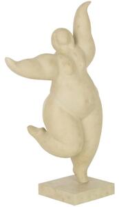 Fehér dekoratív figura J-Line Hoola 52 cm