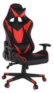 Capri K66_133 Gamer szék hangszóróval #fekete-piros