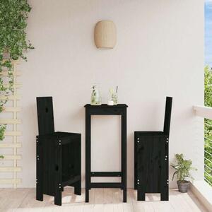 VidaXL Fekete Bárszék - 2 db - 40x42x120 cm
