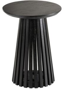 Fekete fa oldalasztal J-line Vincenzo 40 cm